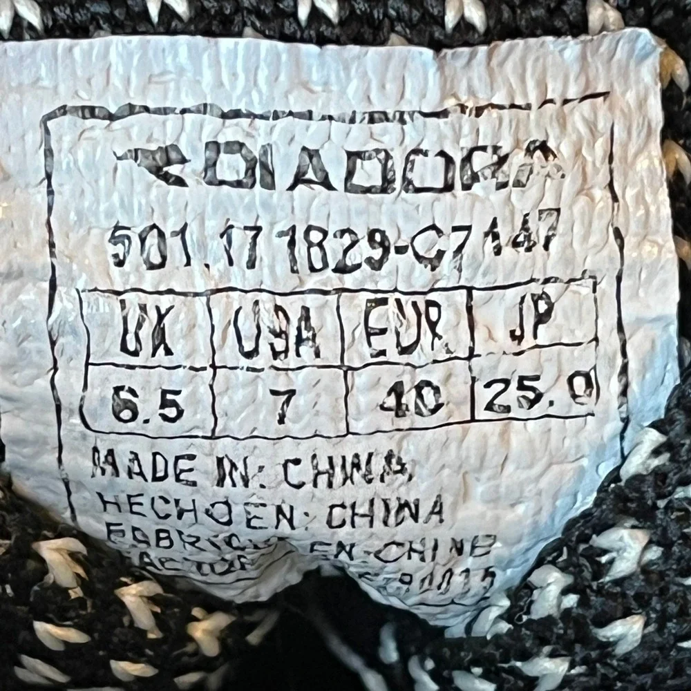 Diadora Titan Weave Walking Sneakers Black Tan Womens 9 Mens 7 UK 6.5 EU 40‎ - Picture 9 of 9